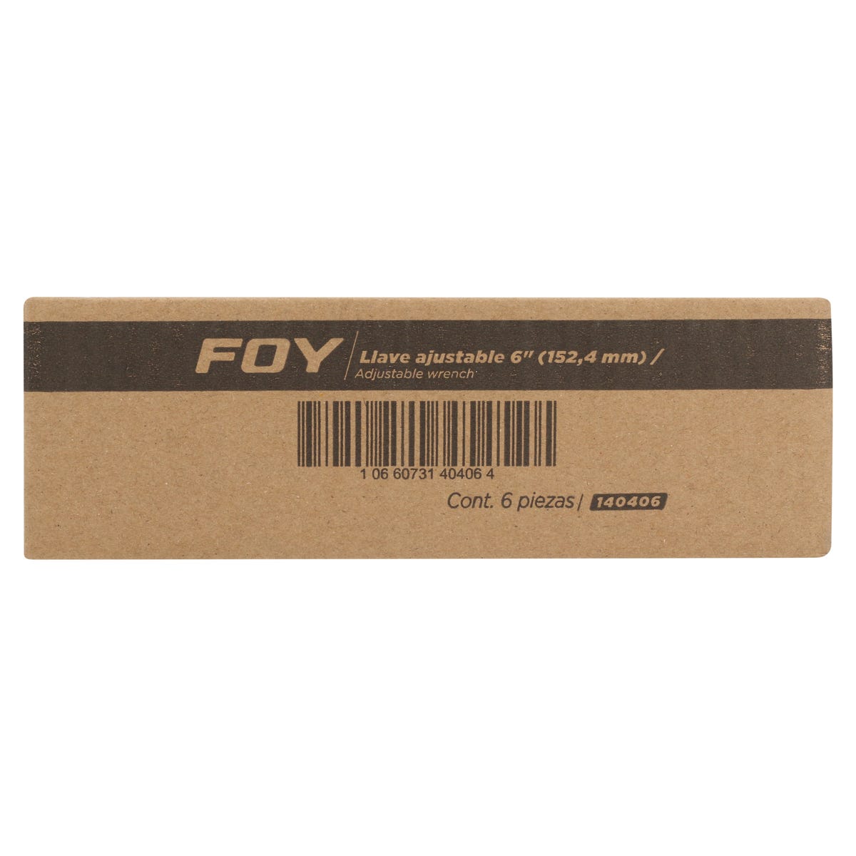 Llave Ajustable Cromada 6 3/4, Foy 140406