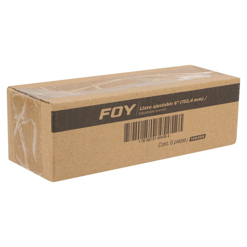 Llave Ajustable Cromada 6 3/4, Foy 140406