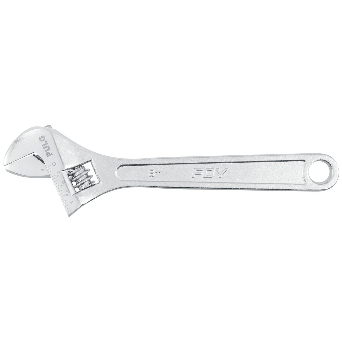 Llave Ajustable Cromada 8 1, Foy 140408