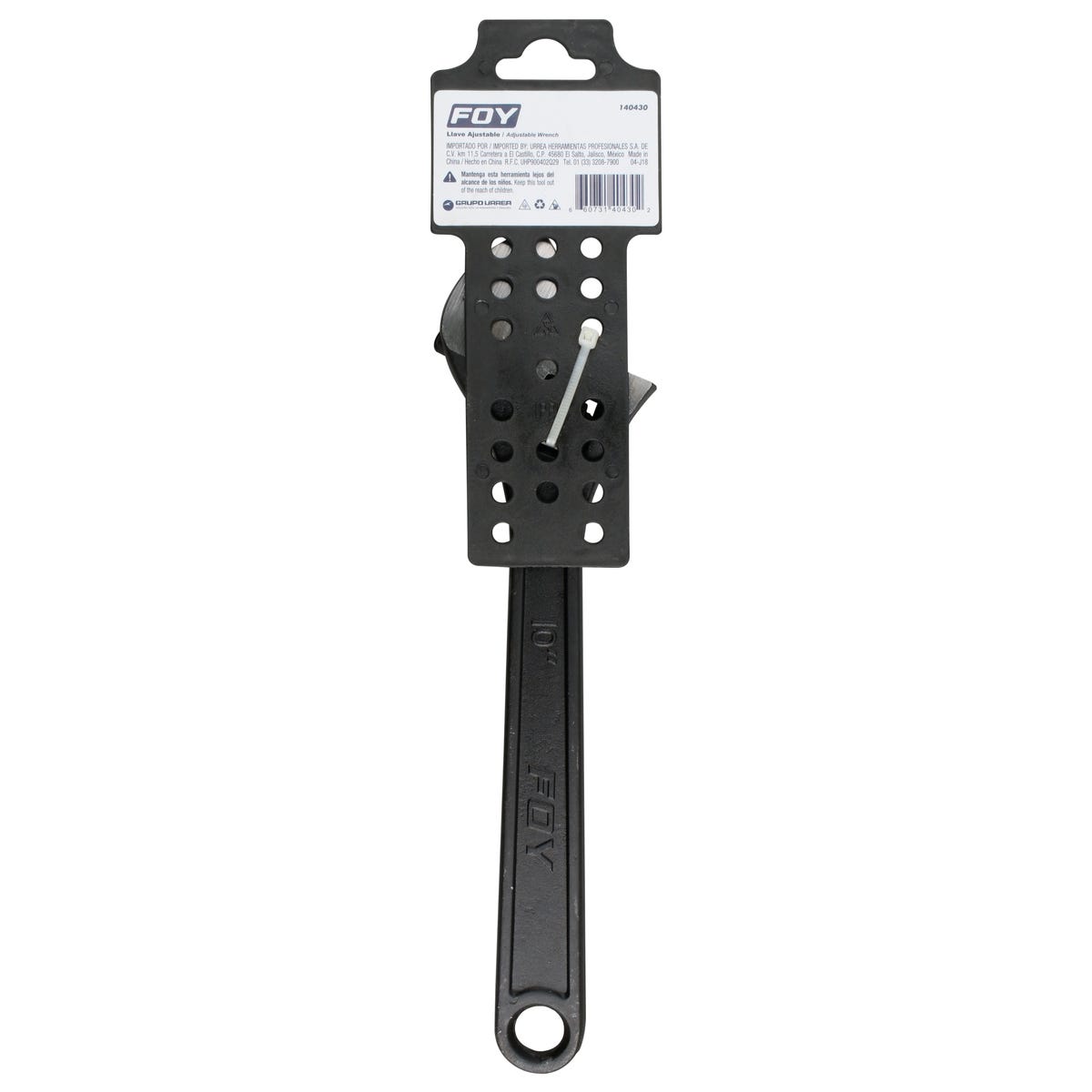 Llave Ajustable Pavonada 10, Foy 140430