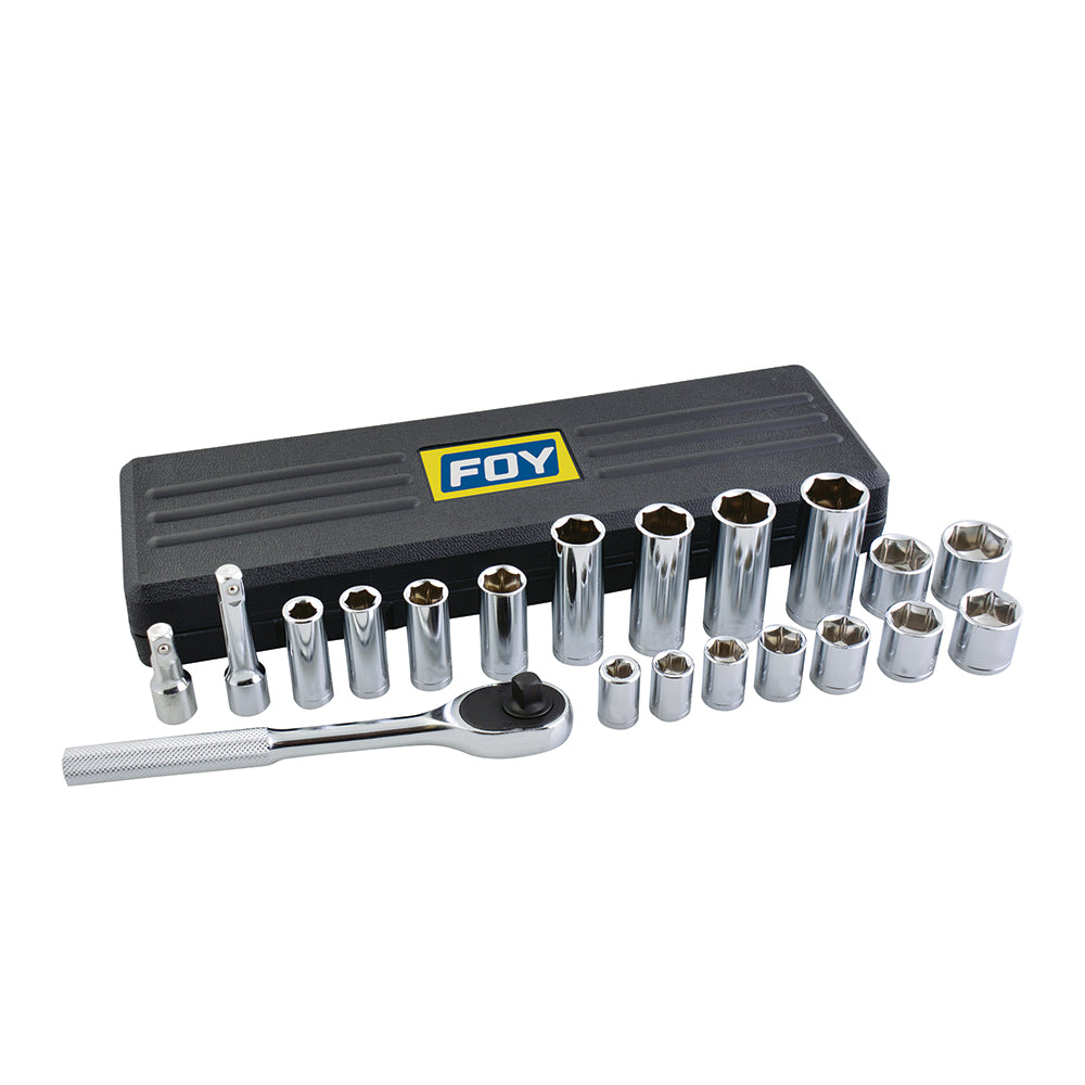 Juego De Dados Y Accesorios Cuadro De 3/8 Surtek 140437