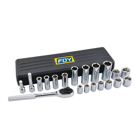 Juego De Dados Y Accesorios Cuadro De 3/8 Surtek 140437