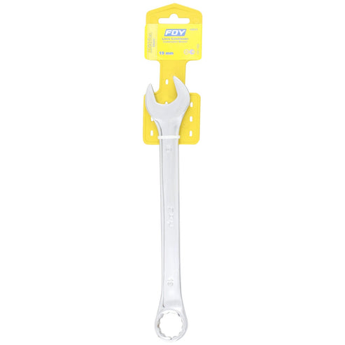 Llave Combinada Pulido Espejo Métrica, 12 Puntas, Foy 140819