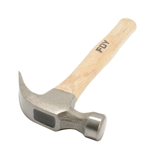 Martillo De Uña Curva Con Mango De Madera 13, 16 Oz, Foy 141816