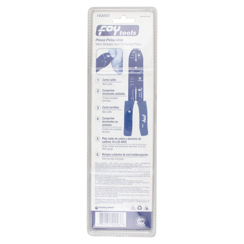 Pinza Pelacable 10-22 AWG De 9, Foy 142003