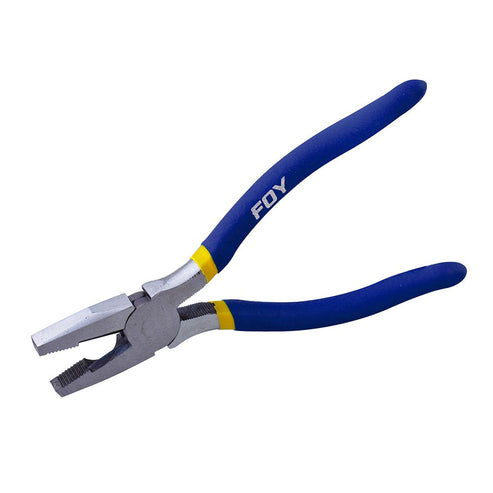 Pinza Para Electricista Con Mango Doble Plastisol Corte Lateral De 8, Foy 142032