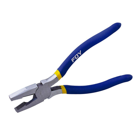 Pinza Para Electricista Con Mango Doble Plastisol Corte Lateral De 8, Foy 142032