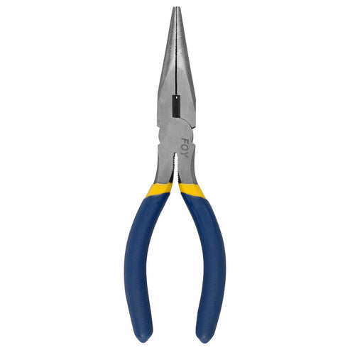 Pinza Para Electricista Con Mango Doble Plastisol Punta Larga De 7, Foy 142037