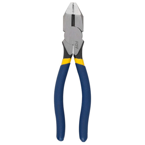 Pinza Para Electricista Con Mango Doble Plastisol Corte Lateral De 8, Foy 142042