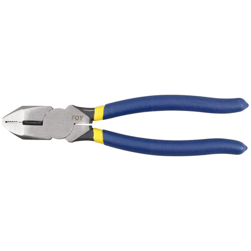 Pinza Para Electricista Con Mango Doble Plastisol Corte Lateral De 9, Foy 142043