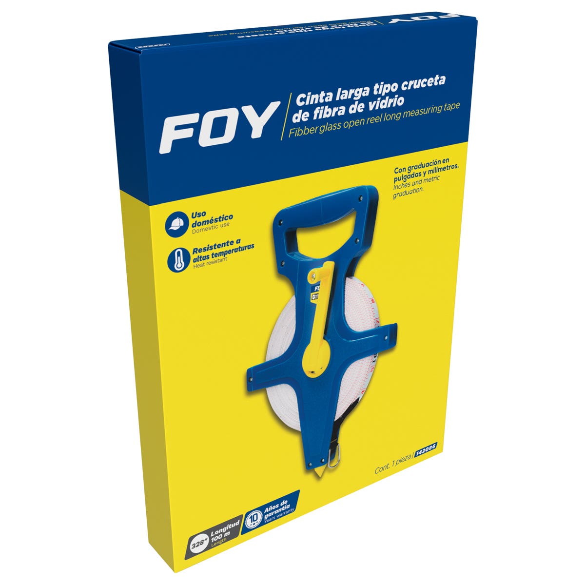 Cinta Larga De Fibra De Vidrio, Tipo Cruceta, Foy 142086
