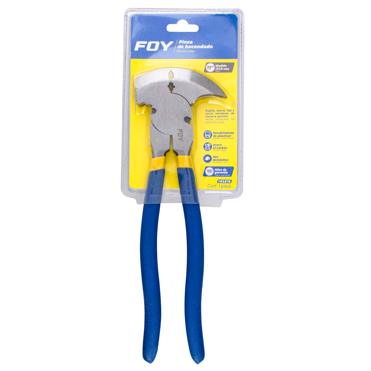 Pinza De Hacendado Con Mango Recubierto 11, Foy 142210