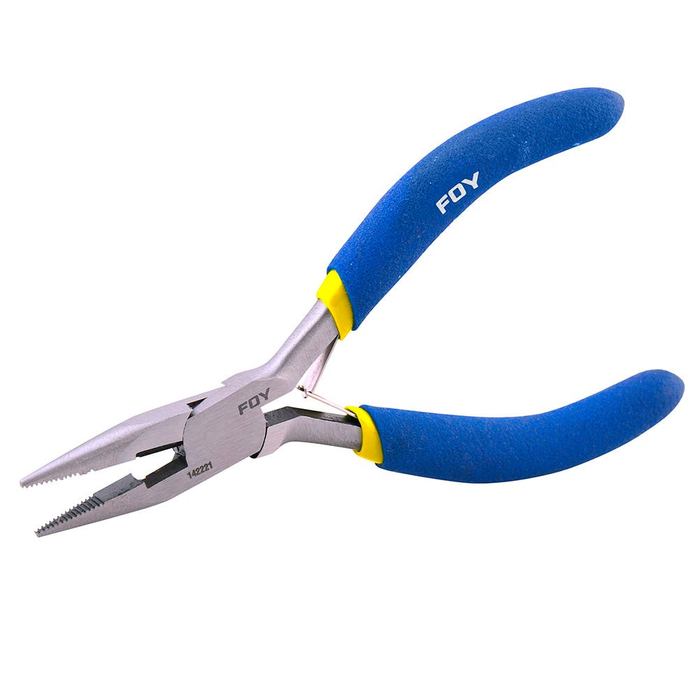 Mini Pinza Para Electrónica Con Mango De Vinil Corte Lateral De 4-5/8, Foy 142221