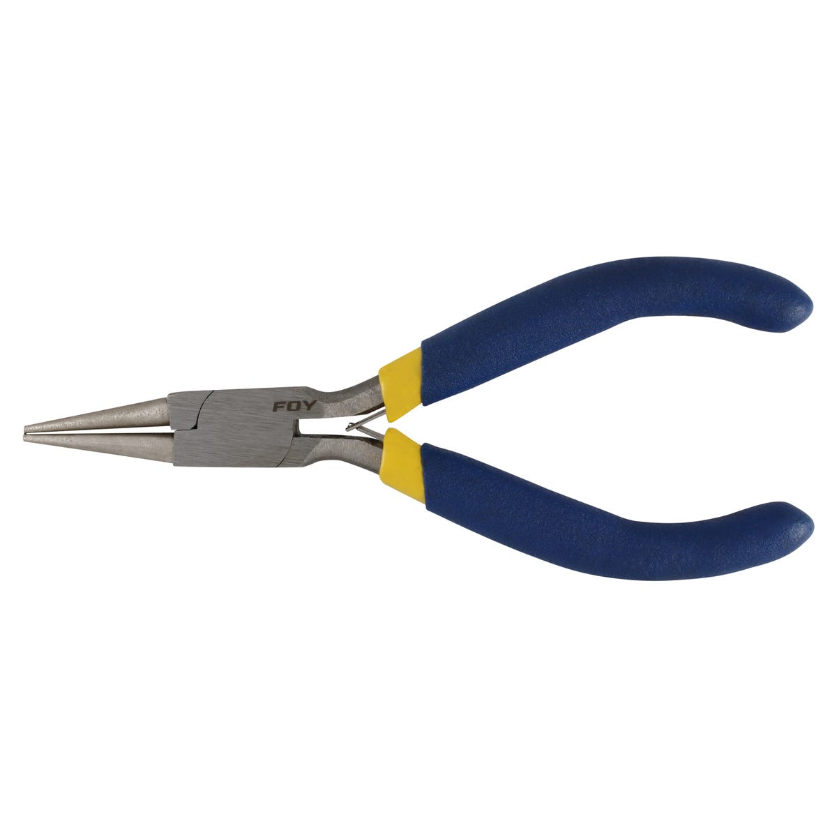 Mini Pinza Para Electrónica Con Mango De Vinil Punta Redonda De 4-15/16, Foy 142224