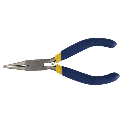 Mini Pinza Para Electrónica Con Mango De Vinil Punta Redonda De 4-15/16, Foy 142224