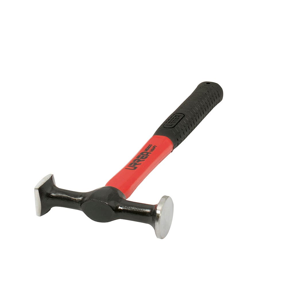 Martillo Para Laminero Con Mango De Fibra De Vidrio De 13, Para Acabados Lisos, Urrea 1424FV