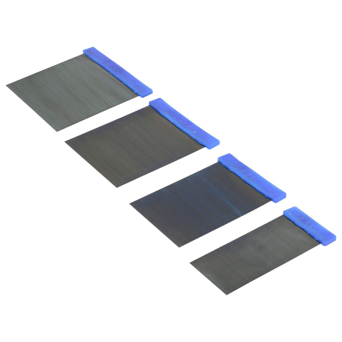 Juego De Cuñas Para Raspar Con Mango Plástico, 4 Piezas, Foy 142628