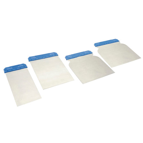 Juego De Cuñas Para Raspar Con Mango Plástico, 4 Piezas, Foy 142628