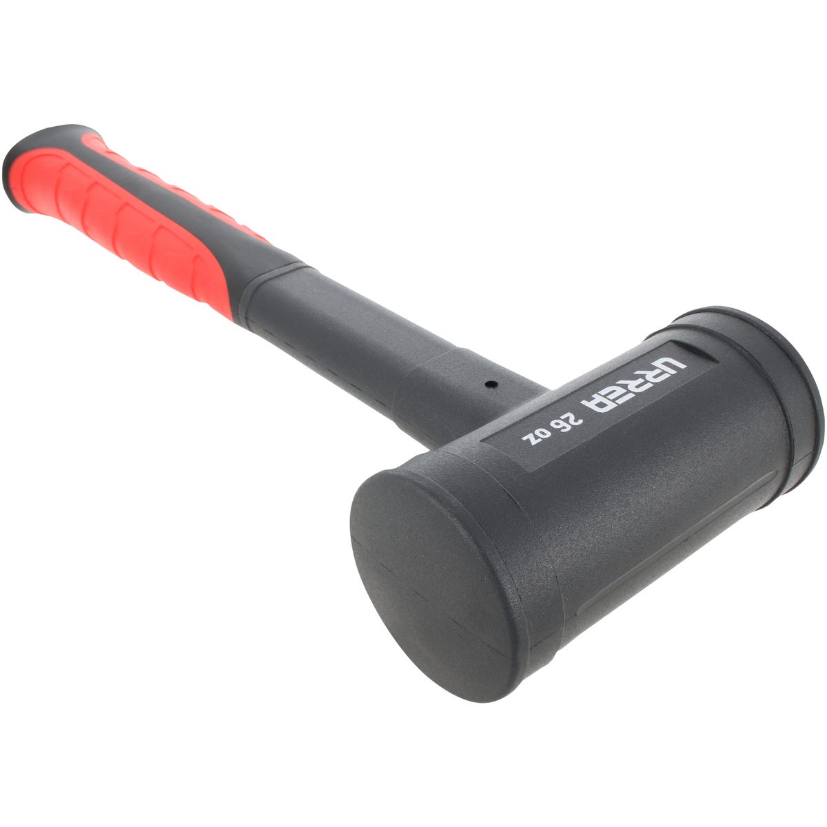 Mazo De Golpe Seco Tapas Fijas Con Mango Rubber Grip 10-1/8, 26 Oz, Urrea 1426FG