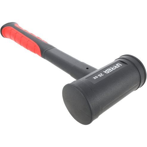 Mazo De Golpe Seco Tapas Fijas Con Mango Rubber Grip 10-1/8, 26 Oz, Urrea 1426FG