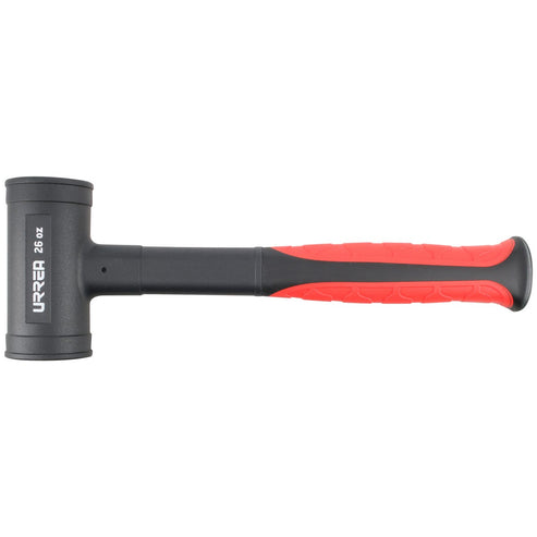 Mazo De Golpe Seco Tapas Fijas Con Mango Rubber Grip 10-1/8, 26 Oz, Urrea 1426FG