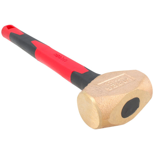 Marro De Bronce Con Mango De Fibra De Vidrio 15", 3.1 lb Urrea 1432FV
