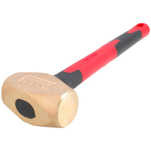 Marro De Bronce Con Mango De Fibra De Vidrio 15", 3.1 lb Urrea 1432FV