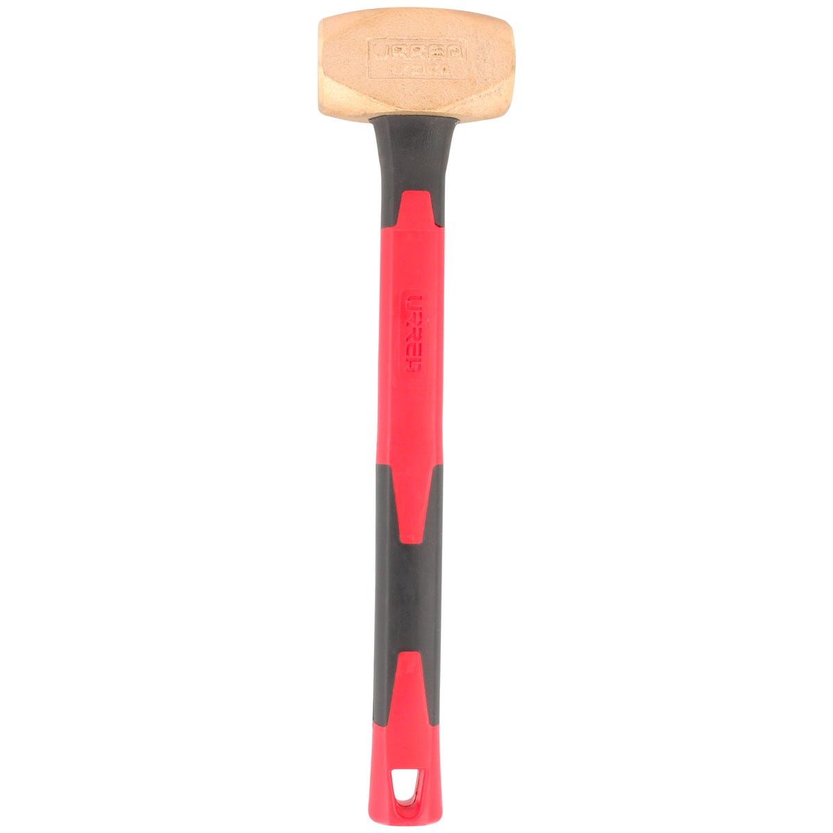 Marro De Bronce Con Mango De Fibra De Vidrio 15", 3.1 lb Urrea 1432FV