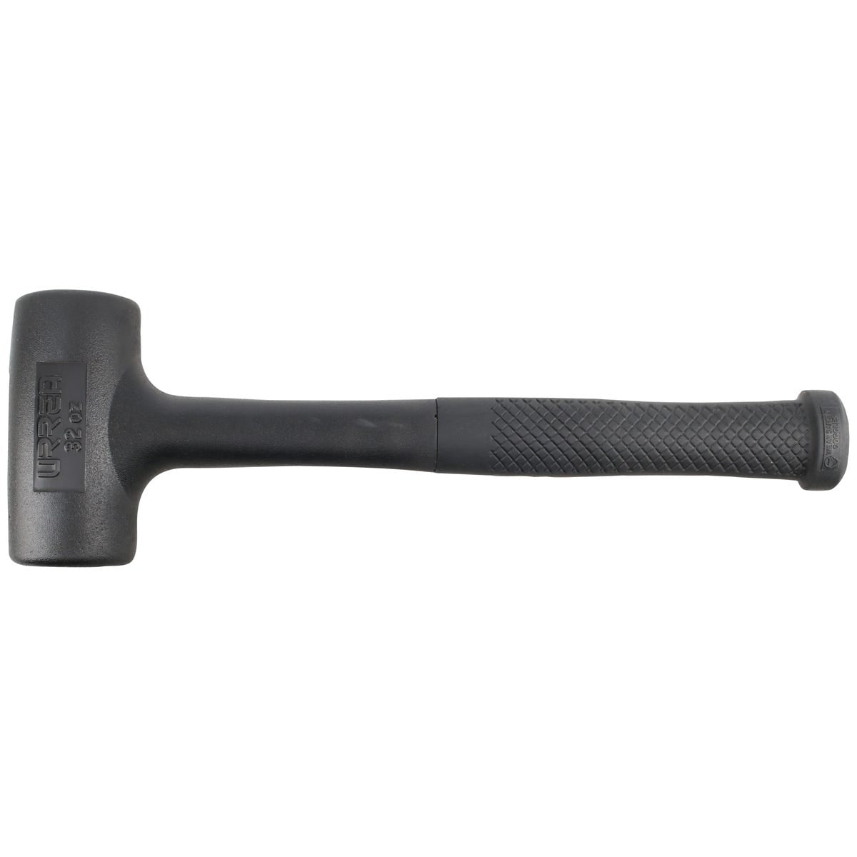 Mazo De Golpe Seco Tapas Fijas De Alto Impacto Con Mango 11-29/64, 32 Oz, Urrea 1432G