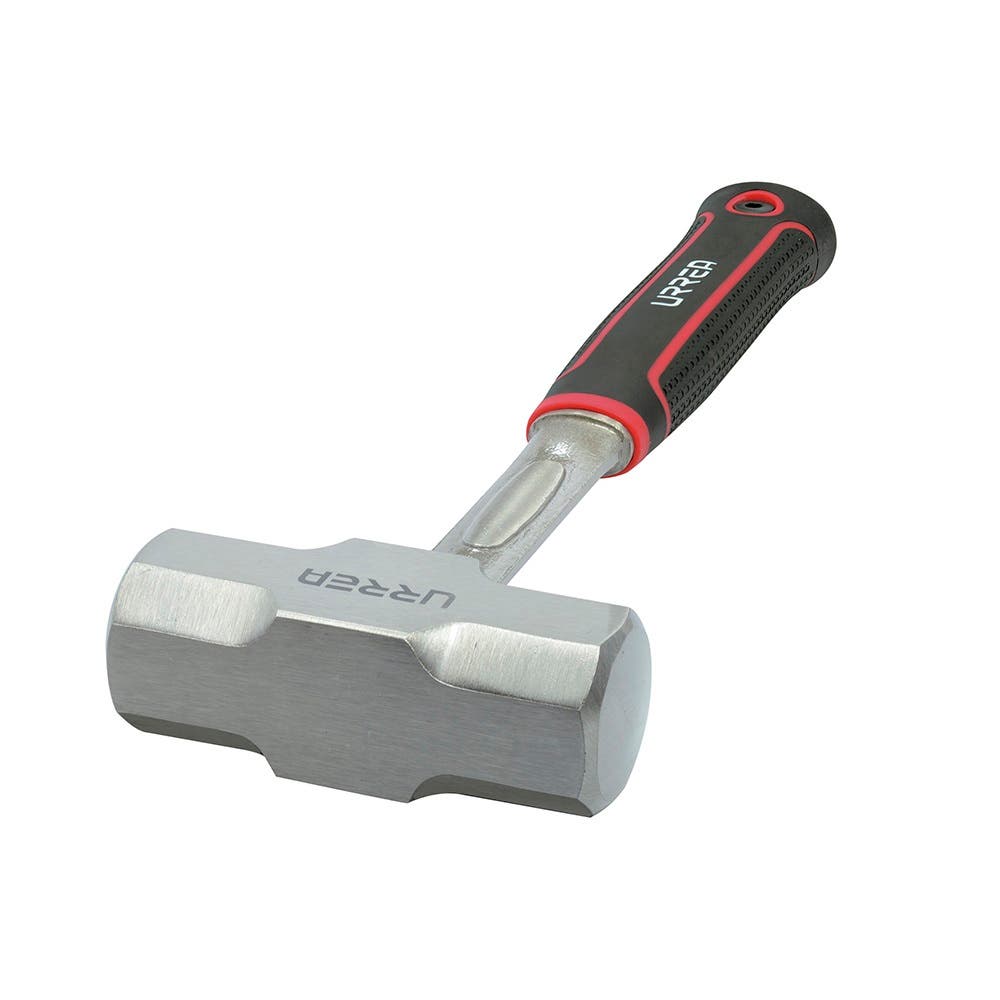 Marro Octagonal Forjado En Una Pieza Con Mango Rubber Grip Anti-Vibración 12-3/5, 4 Lb, Urrea 1435AF
