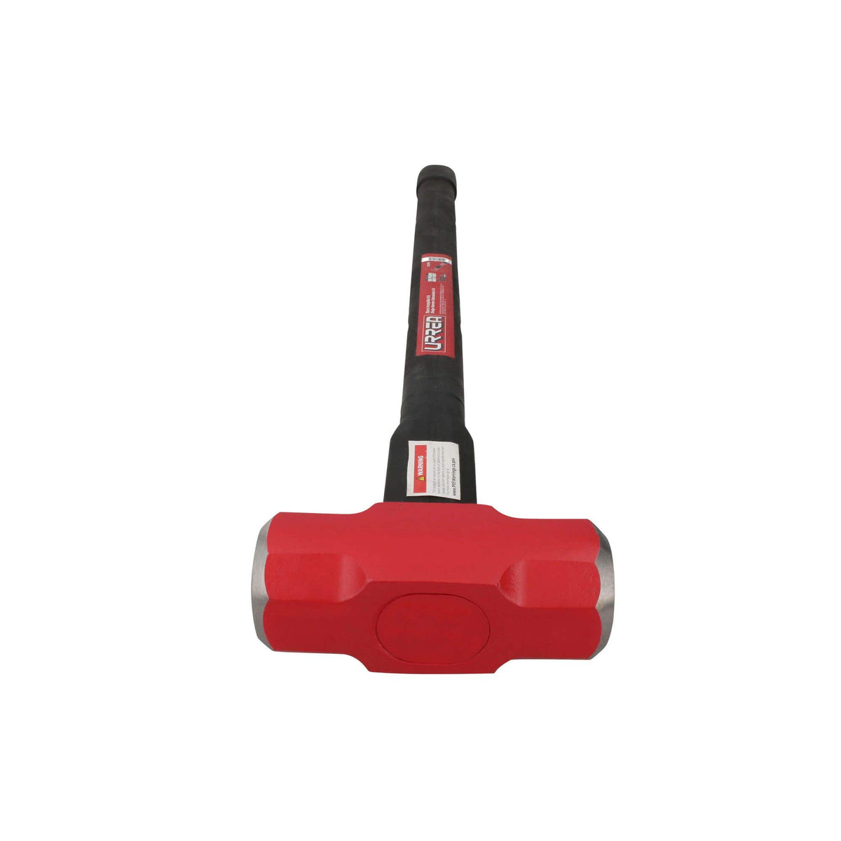 Marro Octagonal Cabeza Forjada Irrompible Con Mango Rubber Grip Anti-Vibración 30, 8 Lb, Urrea 1437HD