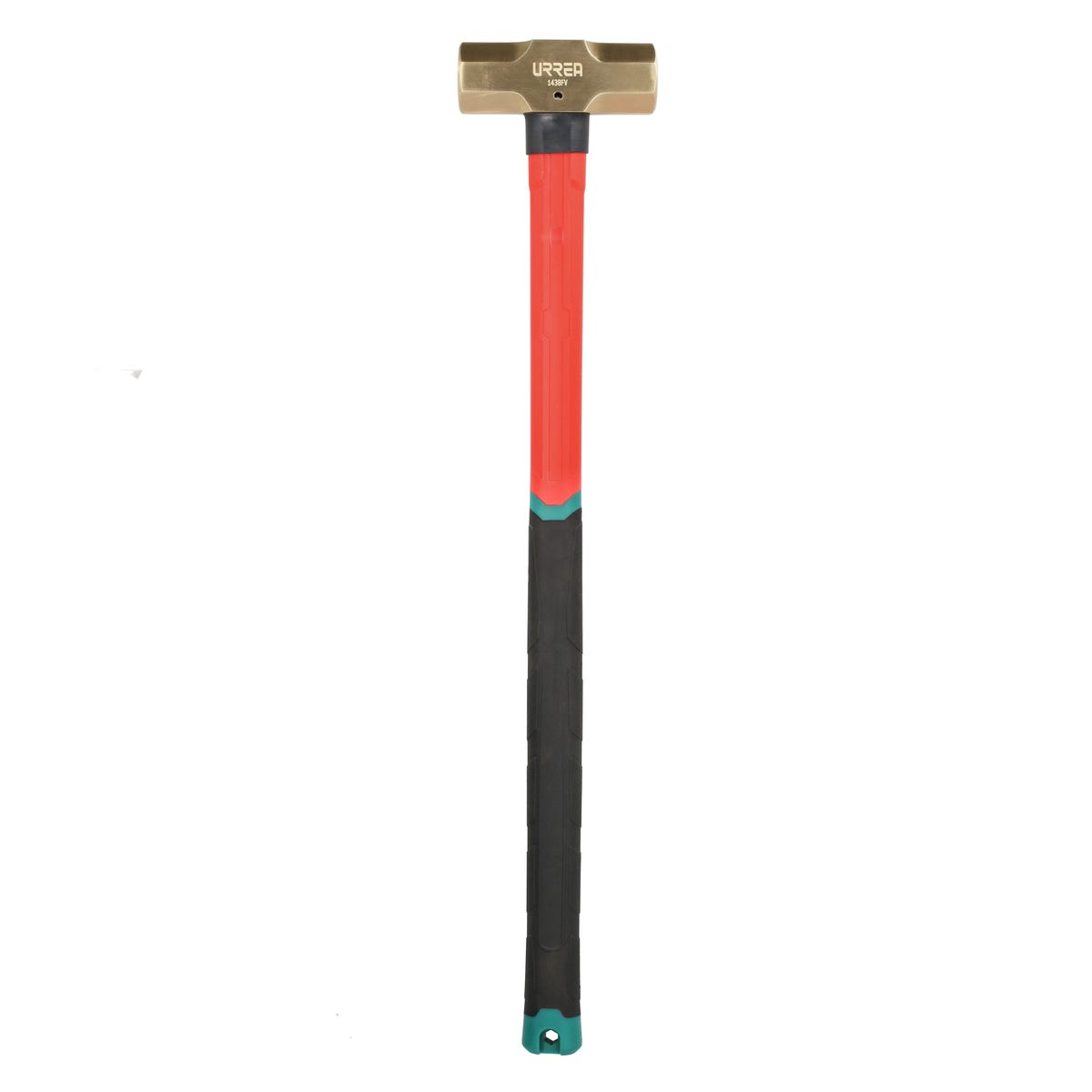 Marro De Bronce Con Mango Largo De Fibra De Vidrio 27.5, 8 Lb, Urrea 1438FV