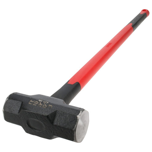 Marro Octagonal Cabeza Maquinada Con Mango De Fibra De Vidrio 36, 10 Lb, Urrea 1438GFV