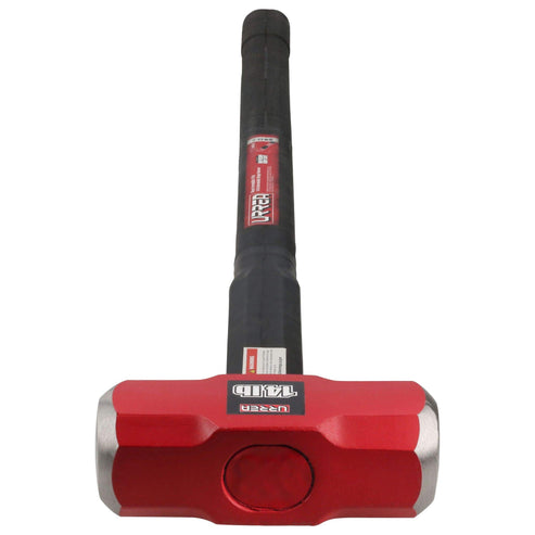 Marro Octagonal Cabeza Forjada Irrompible Con Mango Rubber Grip Anti-Vibración 30, 14 Lb, Urrea 1441HD
