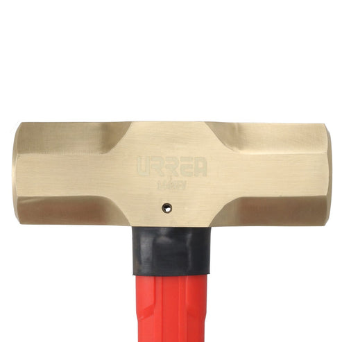 Marro De Bronce Con Mango Largo De Fibra De Vidrio 35, 14 Lb, Urrea 1444FV