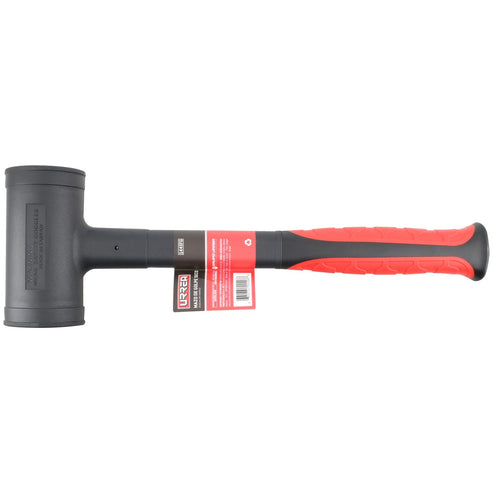Mazo De Golpe Seco Tapas Fijas Con Mango Rubber Grip 11-31/32, 45 Oz, Urrea 1445FG
