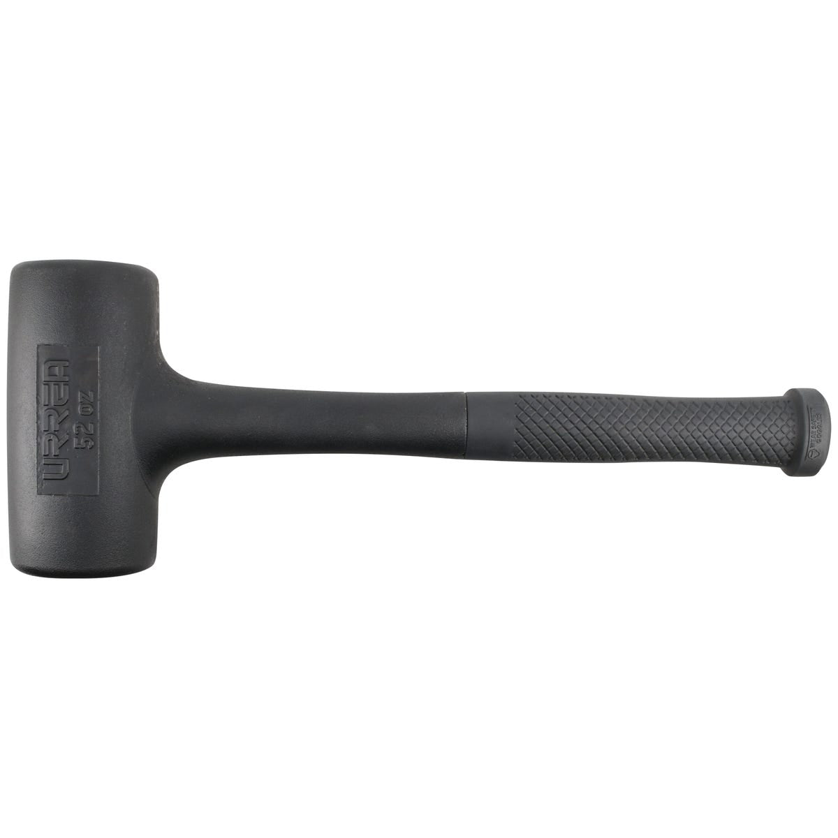 Mazo De Golpe Seco Tapas Fijas De Alto Impacto Con Mango 12-1/8, 52 Oz, Urrea 1452G
