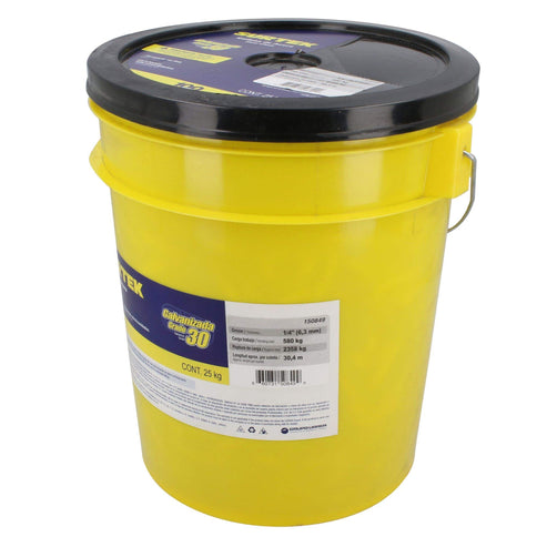 Cadena Grado 30 Galvanizada 1/4, 25 kg, Surtek 150849