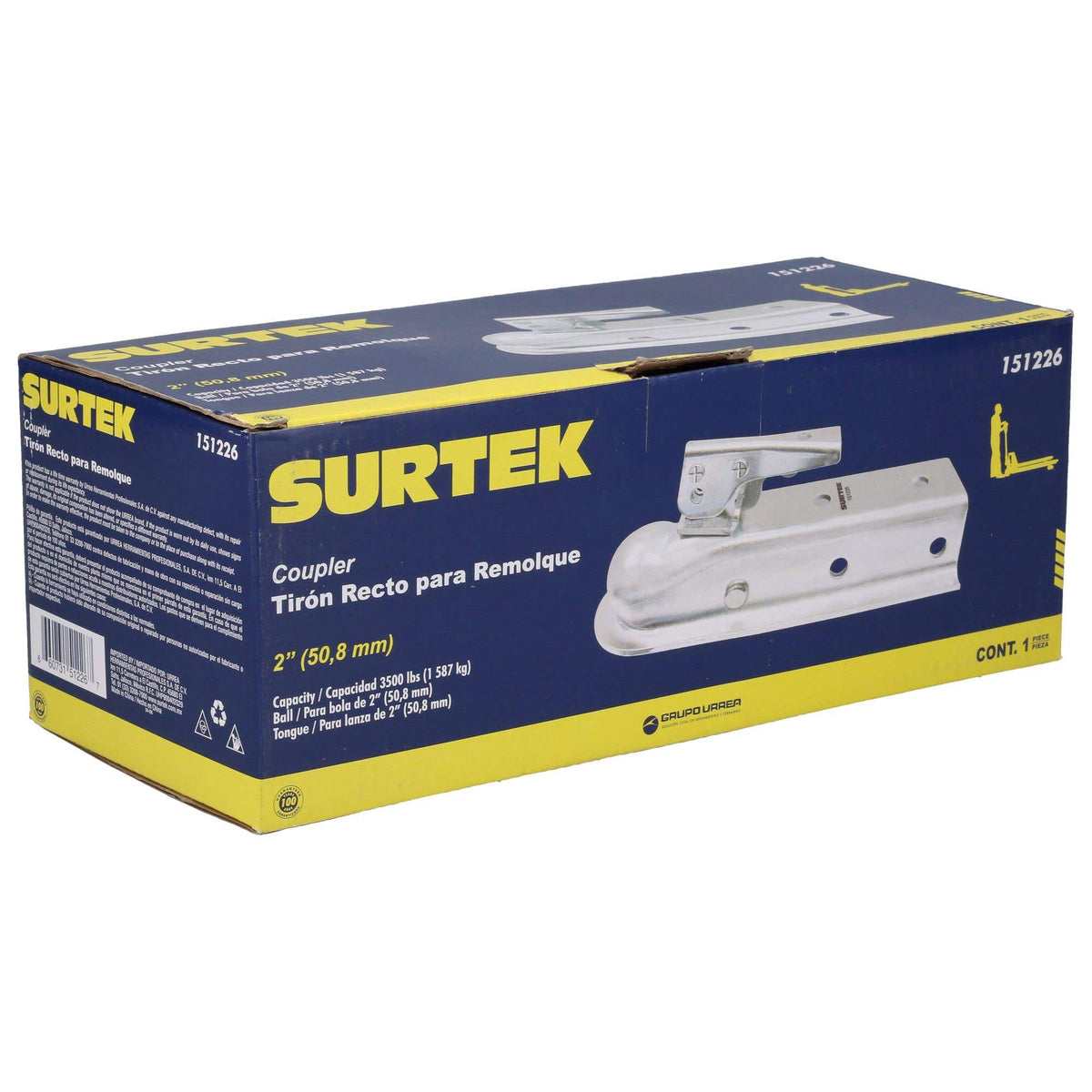 Acoplador Para Remolque 2, Surtek 151226