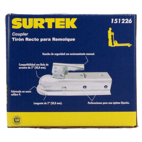 Acoplador Para Remolque 2, Surtek 151226