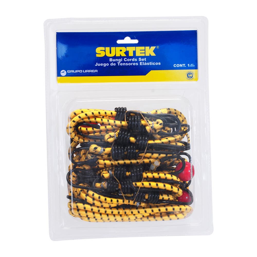 Juego De Tensores Elásticos, 12 Piezas, Surtek 151260