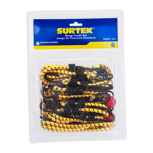 Juego De Tensores Elásticos, 12 Piezas, Surtek 151260