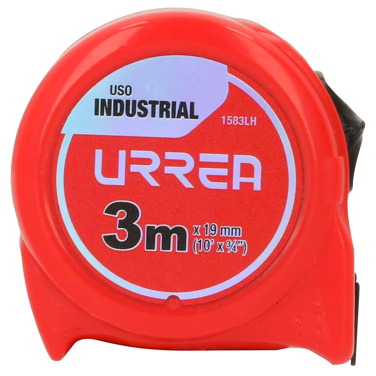 Flexómetro Con Carcasa De Plástico, 3 m x 19 mm, Urrea 1583LH