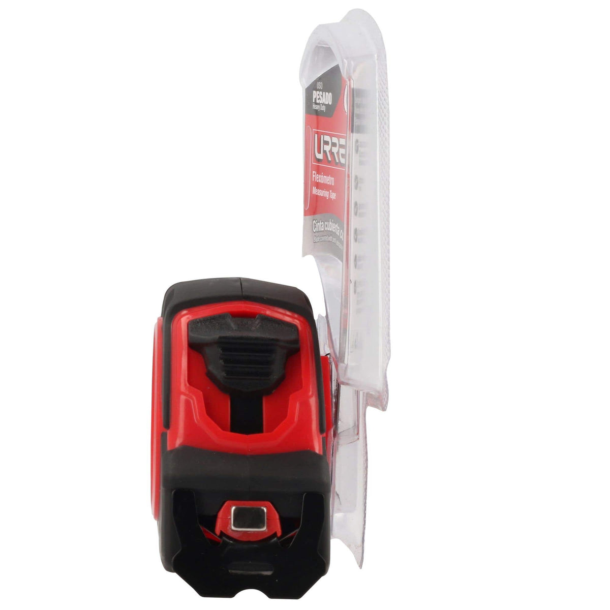 Flexómetro Anti-Impacto Con Carcasa De Caucho, 5 m x 27 mm, Urrea 1586HD