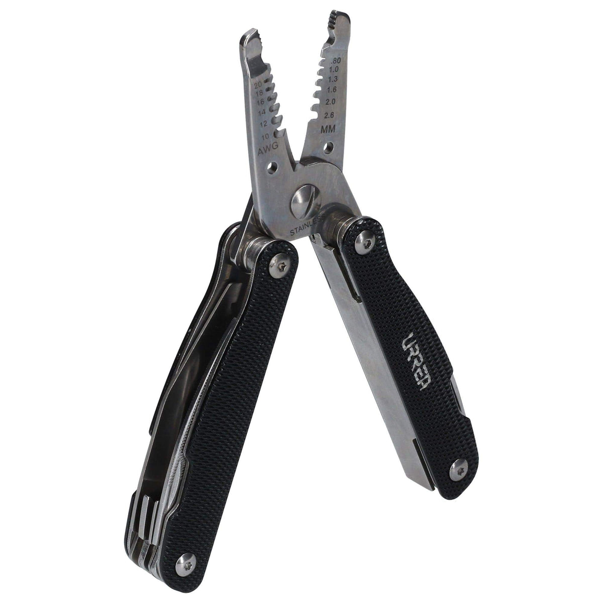 Pinza Multiherramienta Con Mango Antiderrapante De Aluminio 12 En 1 Pelacable De 6, Urrea 18290