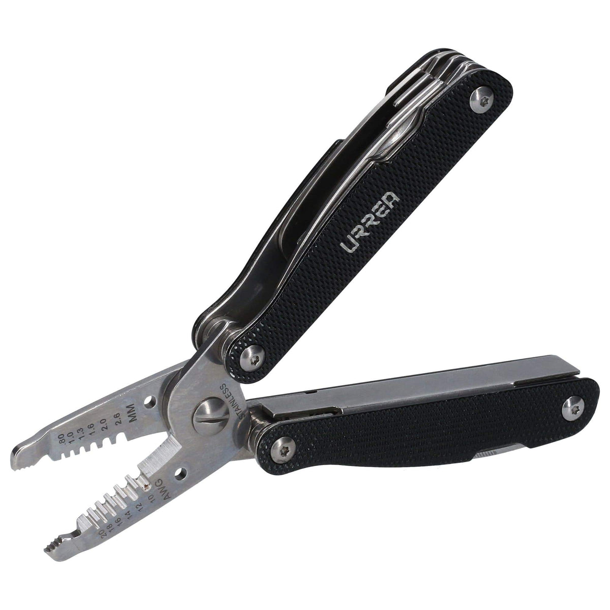 Pinza Multiherramienta Con Mango Antiderrapante De Aluminio 12 En 1 Pelacable De 6, Urrea 18290
