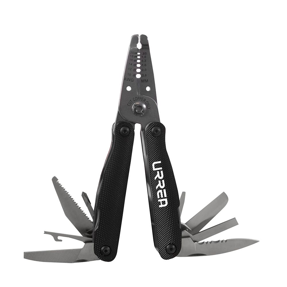 Pinza Multiherramienta Con Mango Antiderrapante De Aluminio 12 En 1 Pelacable De 6, Urrea 18290