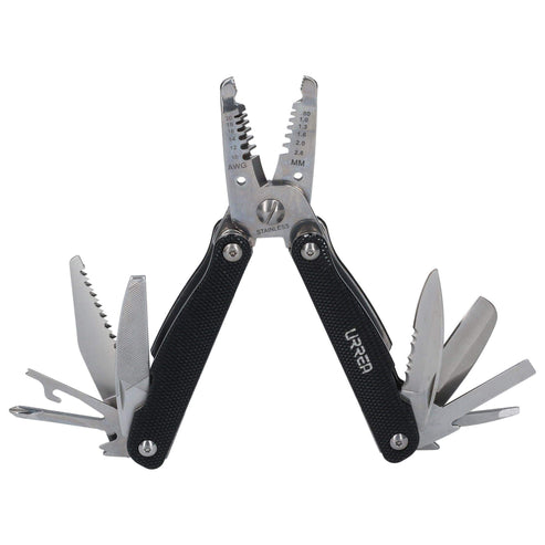 Pinza Multiherramienta Con Mango Antiderrapante De Aluminio 12 En 1 Pelacable De 6, Urrea 18290