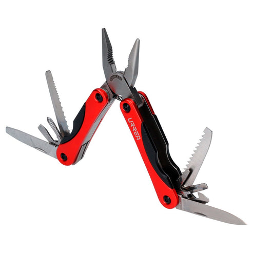 Pinza Multiherramienta Con Mango De Aluminio Y Hule 15 En 1 De 6, Urrea 18570