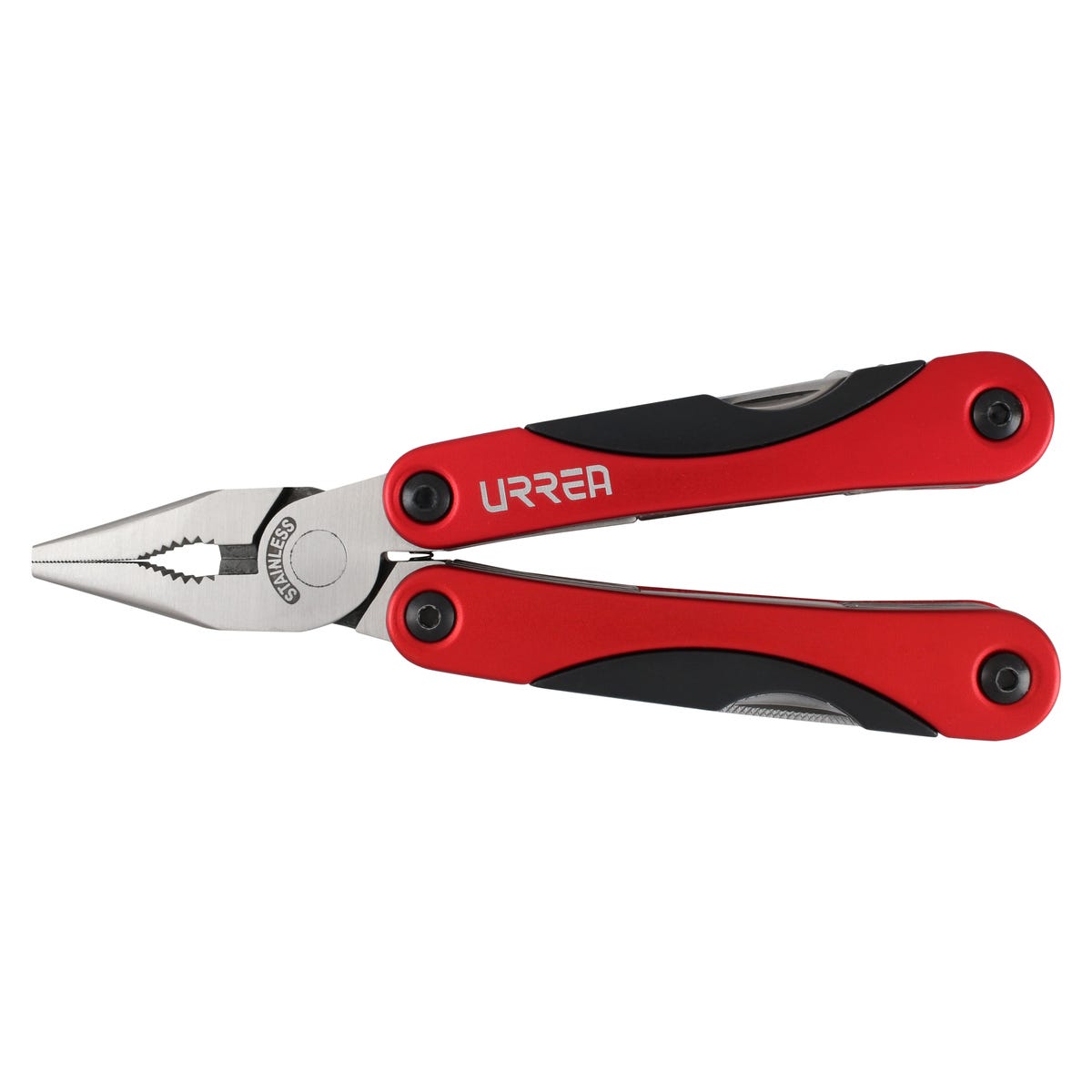 Pinza Multiherramienta Con Mango De Aluminio Y Hule 15 En 1 De 6, Urrea 18570